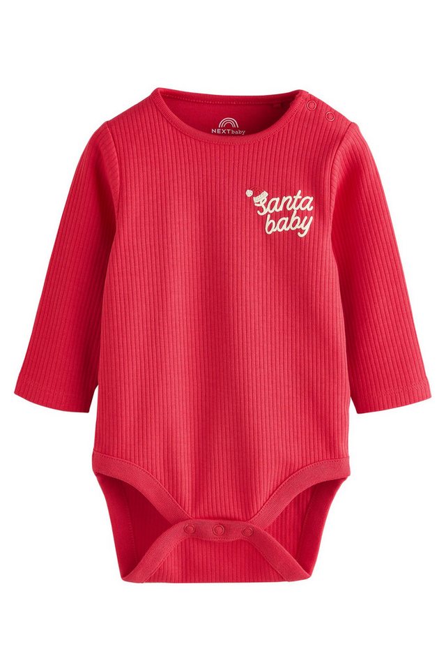 Next Langarmbody Baby Bodysuit, Weihnachten (1-tlg) von Next