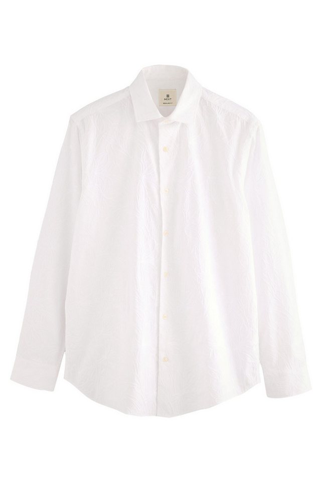 Next Langarmhemd Langarmhemd mit Blumenmuster aus 100 % Baumwolle (1-tlg) von Next