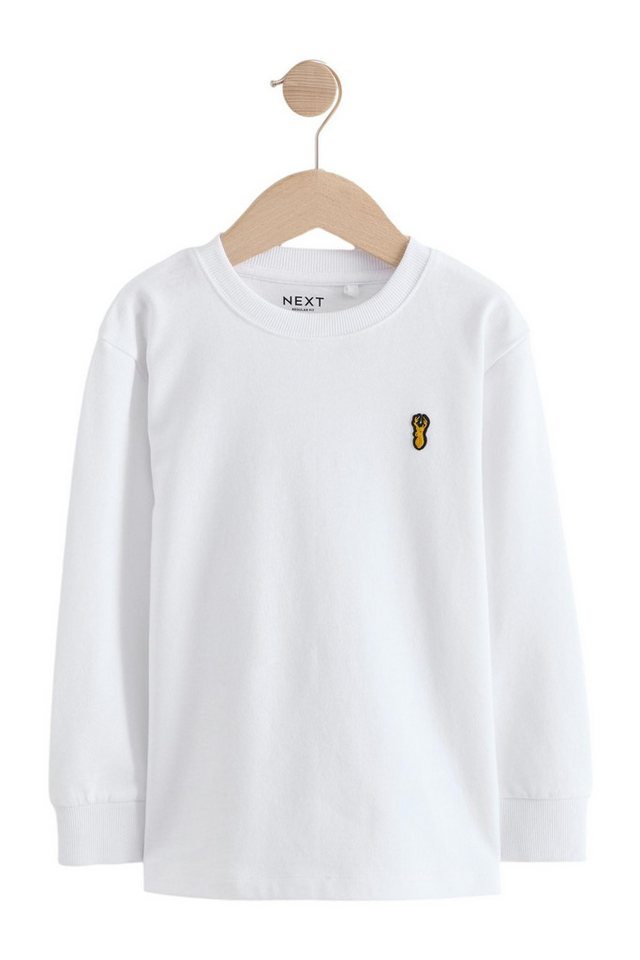 Next Langarmshirt Bequemes Langarm-T-Shirt, Hirsch (1-tlg) von Next