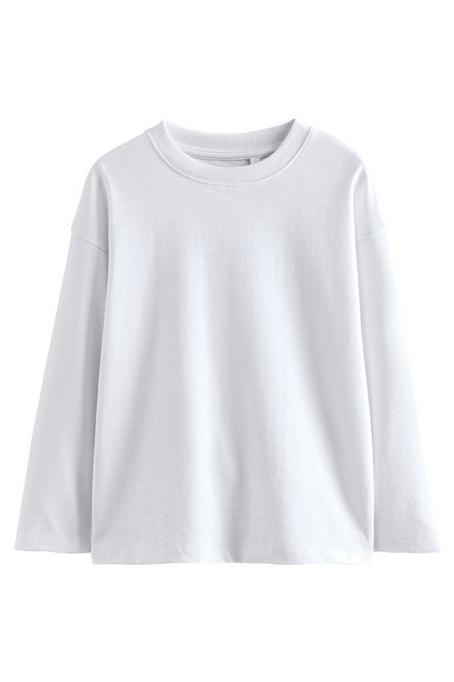 Next Langarmshirt Bequemes Relaxed Fit Langarm-T-Shirt (1-tlg) von Next