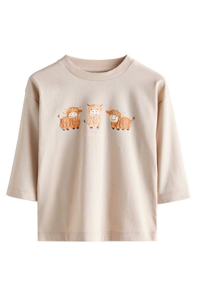 Next Langarmshirt Langarmshirt mit Grafikprint (1-tlg) von Next