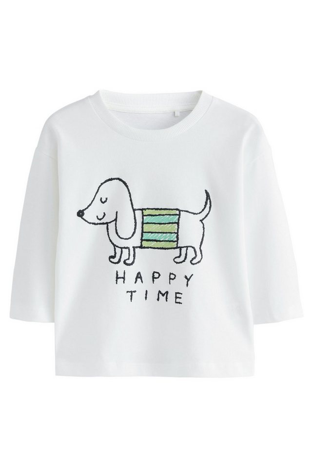 Next Langarmshirt Langarmshirt mit Grafikprint (1-tlg) von Next