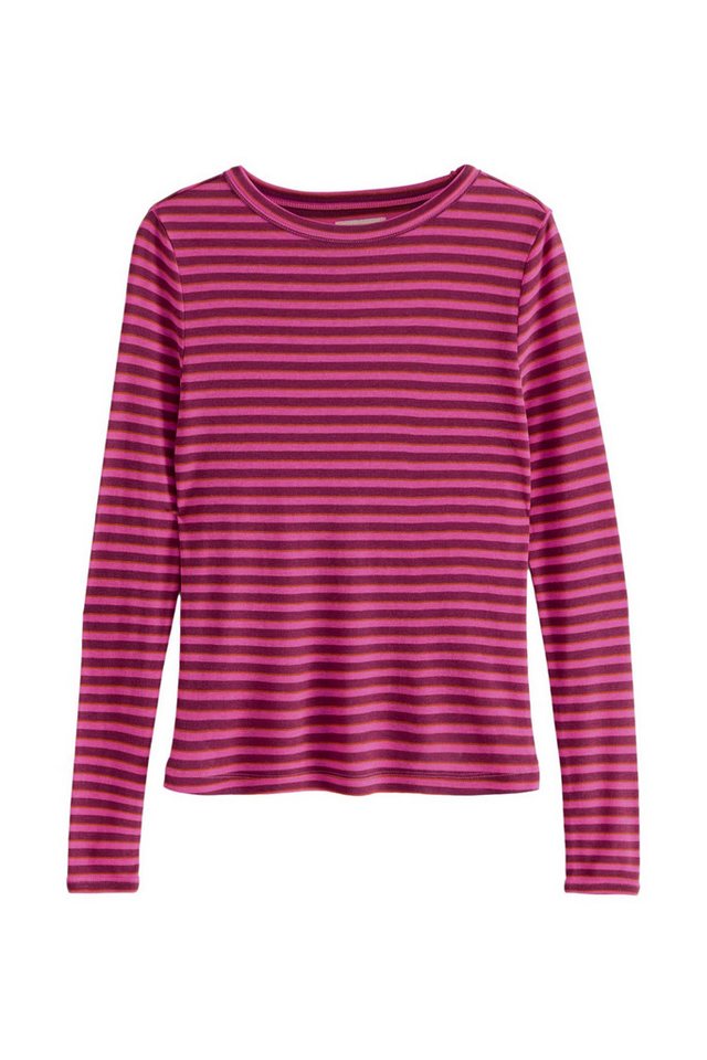 Next Langarmshirt T-Shirt aus 100 % Baumwolle (1-tlg) von Next