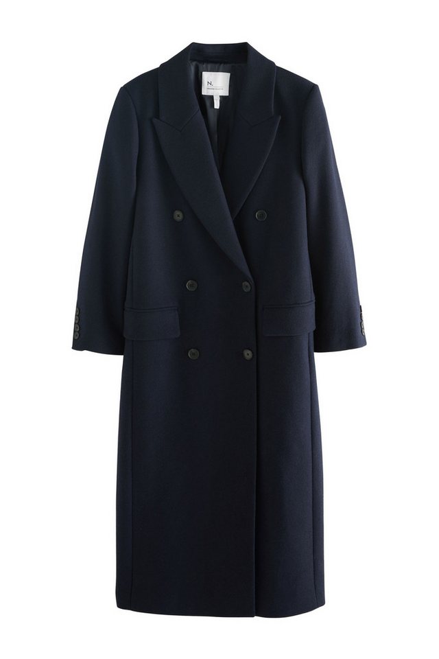 Next Wollmantel N. Premium langer Mantel, Kurzgröße (1-tlg) von Next