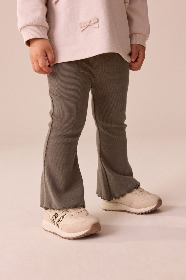 Next Leggings Gerippte Leggings mit ausgestelltem Bein (1-tlg) von Next