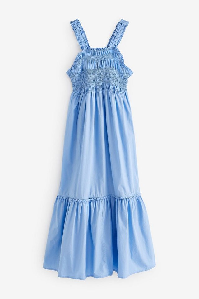 Next Maxikleid Gesmoktes Maxikleid aus Baumwolle, Kurzgröße (1-tlg) von Next