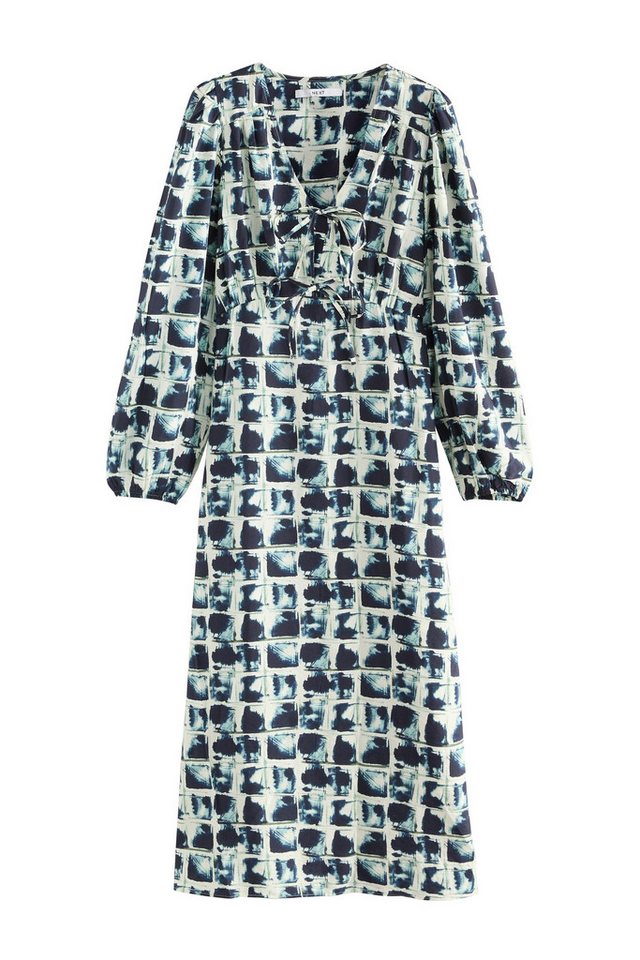 Next Midikleid Langärmeliges Midikleid zum Binden, Kurzgröße (1-tlg) von Next