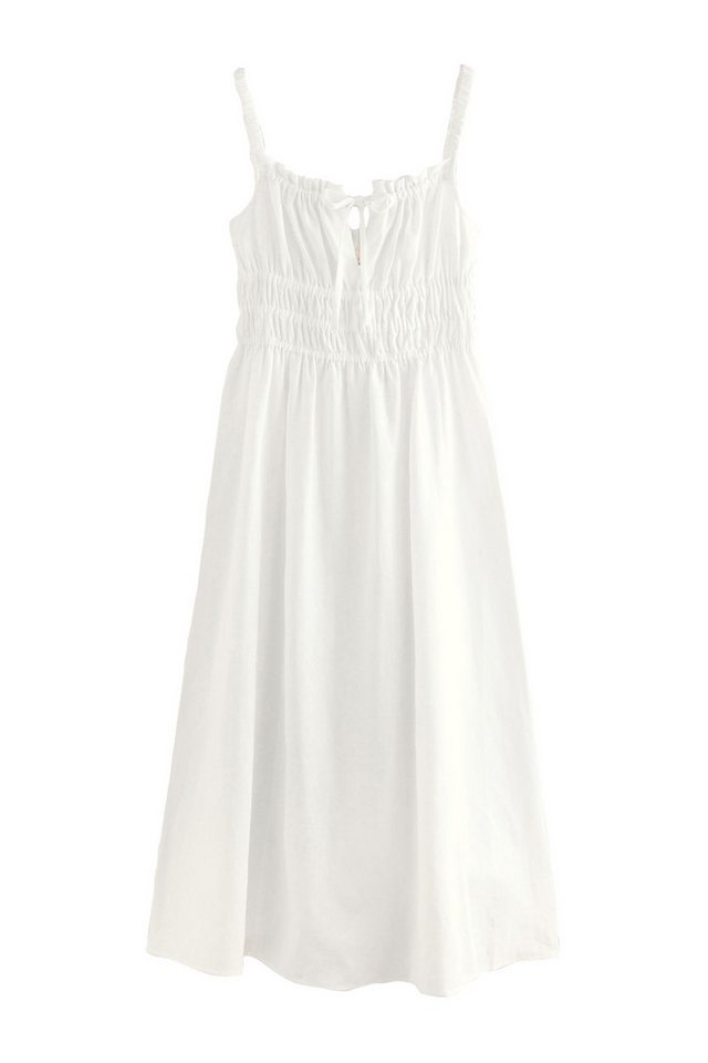 Next Midikleid Midikleid aus 100 % Leinen (1-tlg) von Next