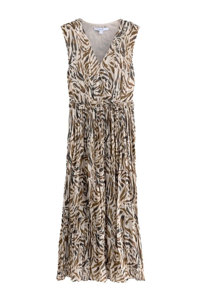 Next Midikleid Midikleid mit Schulterpolstern und Taillenband (1-tlg) von Next