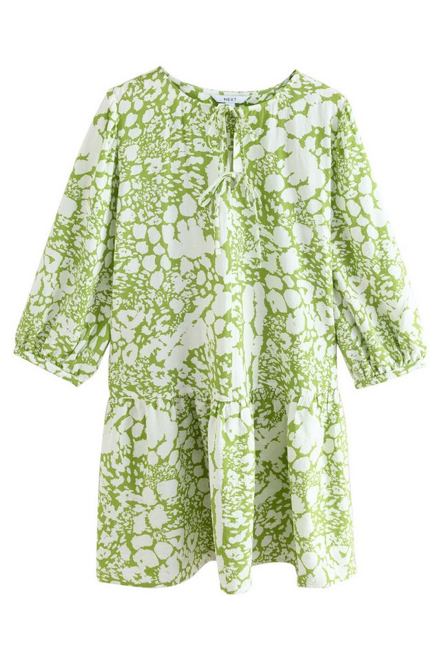 Next Minikleid Gestuftes Minikleid mit Bindung vorne (1-tlg) von Next