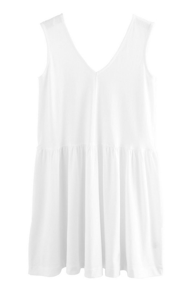 Next Minikleid Sommerliches Minikleid mit V-Ausschnitt, Kurzgröße (1-tlg) von Next