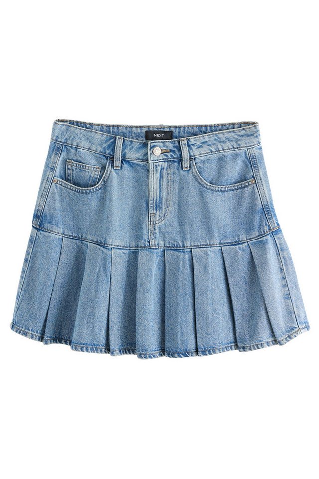 Next Minirock Denim-Minirock mit Falten (1-tlg) von Next