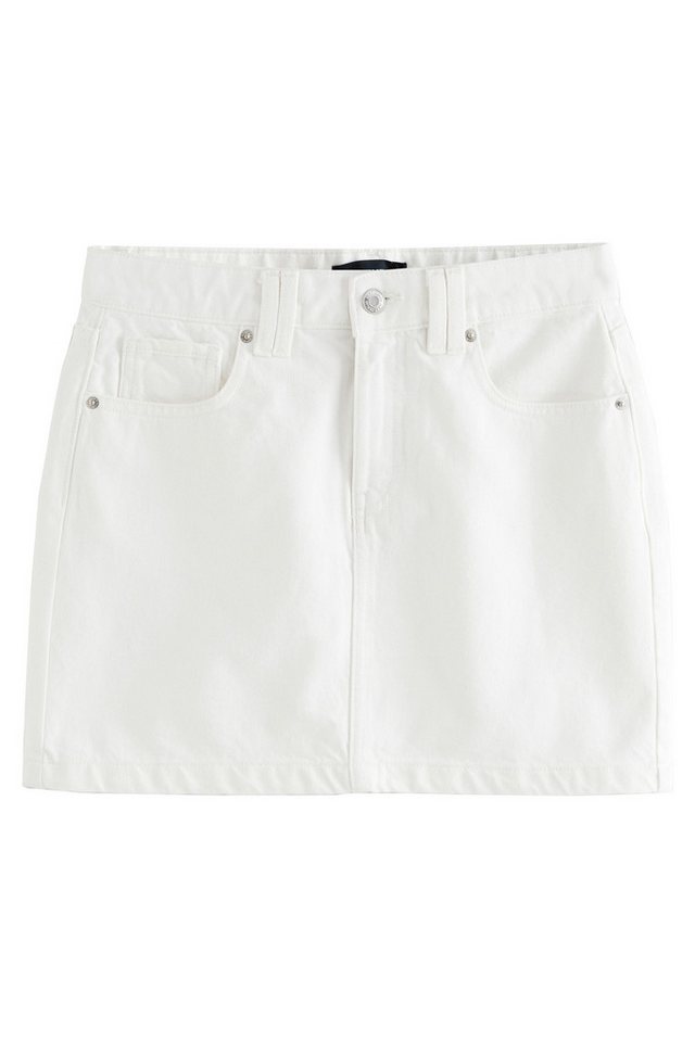 Next Minirock Mikro-Mini-Jeansrock aus 100 % Baumwolle (1-tlg) von Next