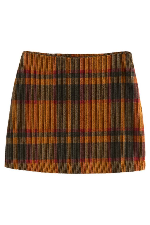 Next Minirock Minirock aus Cord mit Karomuster, Kurzgröße (1-tlg) von Next