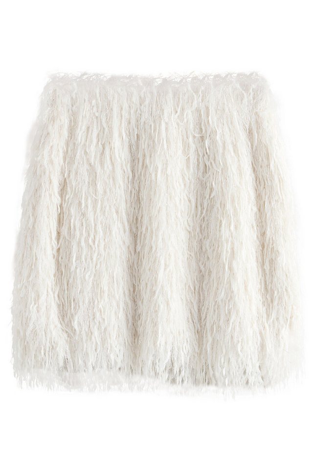 Next Minirock Minirock aus Kunstfedern, Kurzgröße (1-tlg) von Next