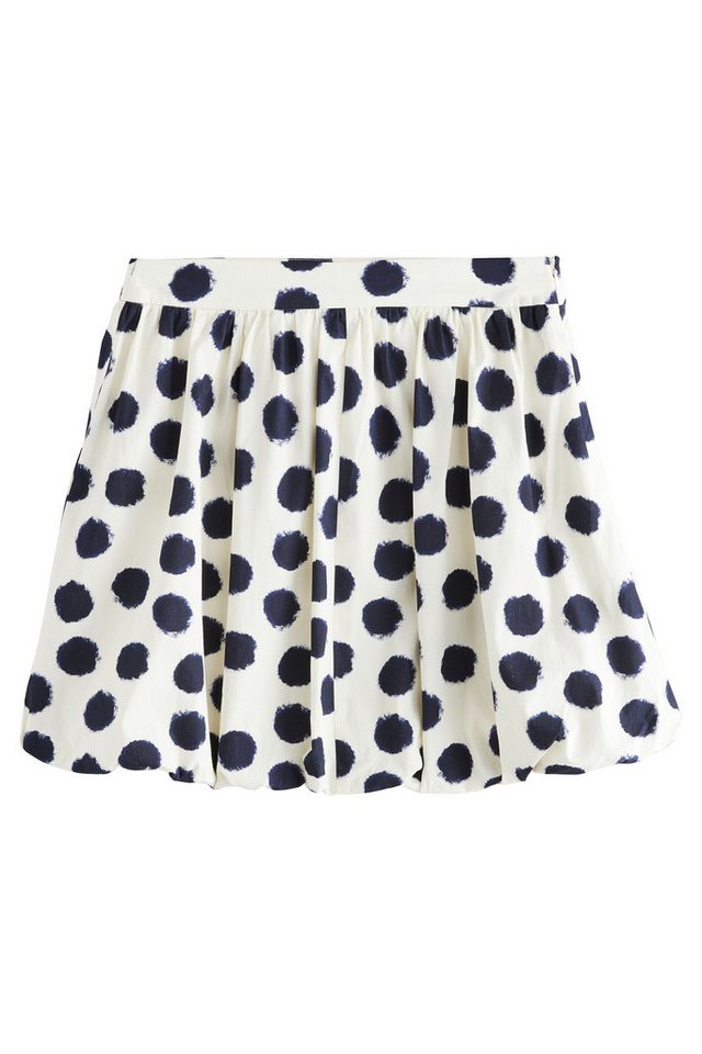 Next Minirock Minirock mit Ballonsaum aus 100 % Baumwolle (1-tlg) von Next