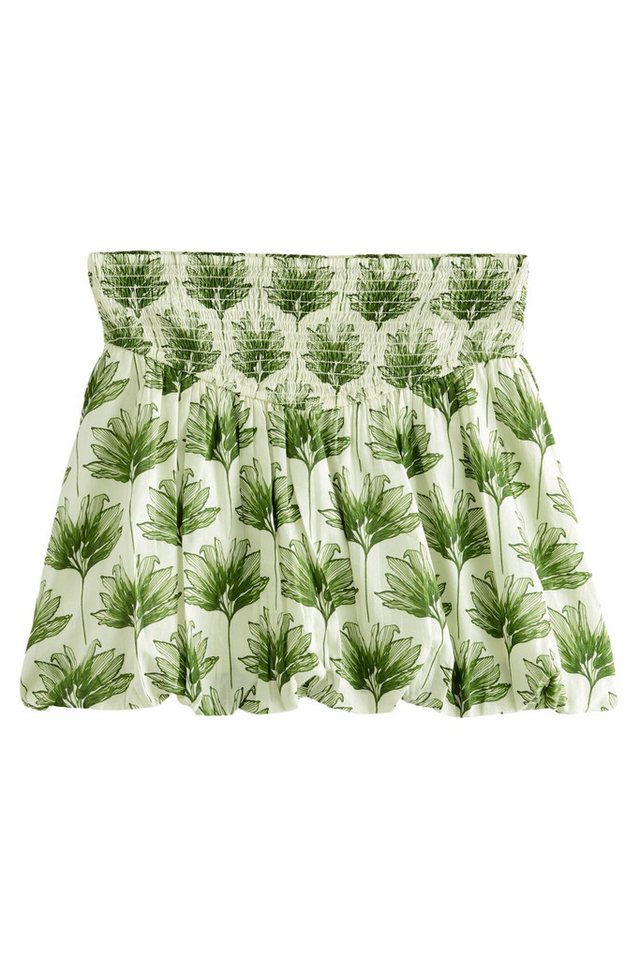 Next Minirock Minirock mit Ballonsaum aus 100 % Baumwolle (1-tlg) von Next