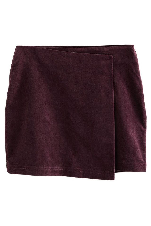 Next Minirock Wickelrock aus Cord, Kurzgröße (1-tlg) von Next