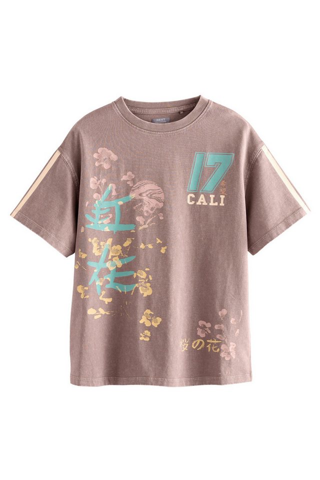 Next Oversize-Shirt Oversized T-Shirt mit Food-Grafik aus Baumwolle (1-tlg) von Next