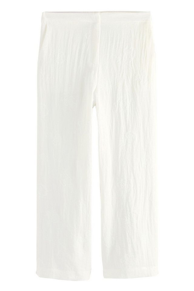 Next Palazzohose Hose mit Stickerei und weitem Bein (1-tlg) von Next