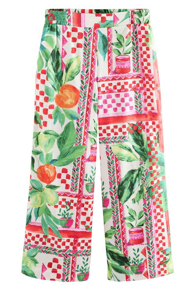 Next Palazzohose Kew Collection Hose mit weitem Bein aus Baumwolle (1-tlg) von Next