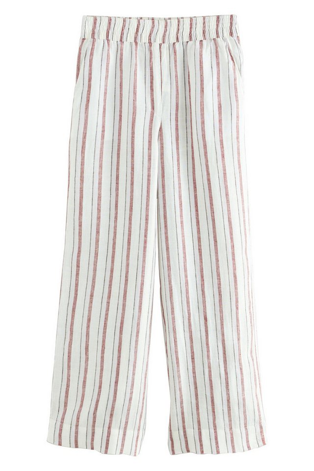 Next Palazzohose Schlupfhose mit weitem Bein aus 100 % Leinen (1-tlg) von Next