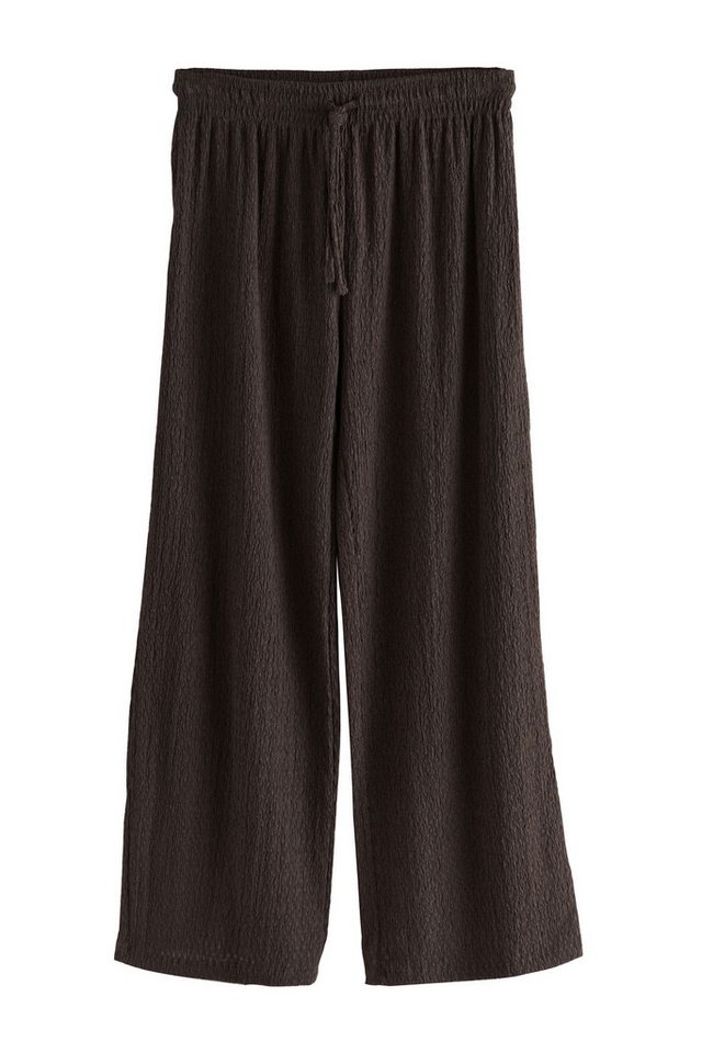 Next Palazzohose Strukturierte Hose mit weitem Bein (1-tlg) von Next