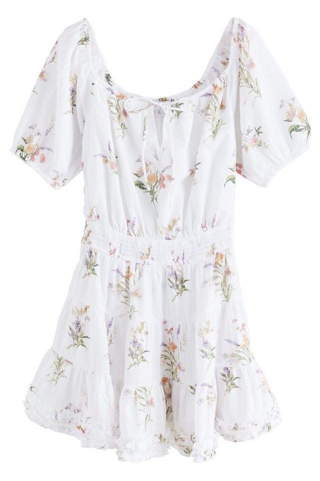 Next Playsuit Strukturierter Mini-Skort, Baumwolle (1-tlg) von Next