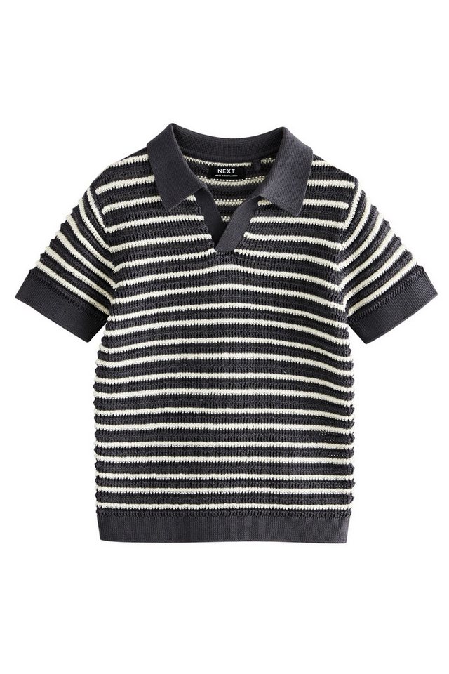 Next Poloshirt Kurzärmliges Poloshirt Trophy Neck 100 % Baumwolle (1-tlg) von Next