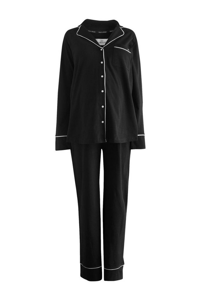 Next Pyjama Durchgeknöpfter Jersey-Schlafanzug, Umstandsmode (2 tlg) von Next
