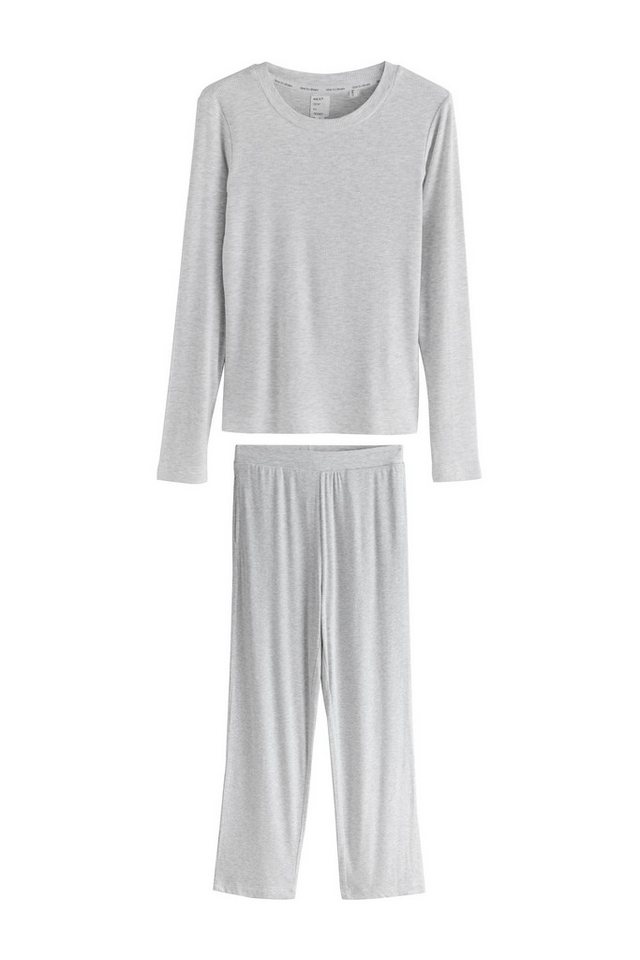 Next Pyjama Gerippter Langarm-Pyjama (2 tlg) von Next