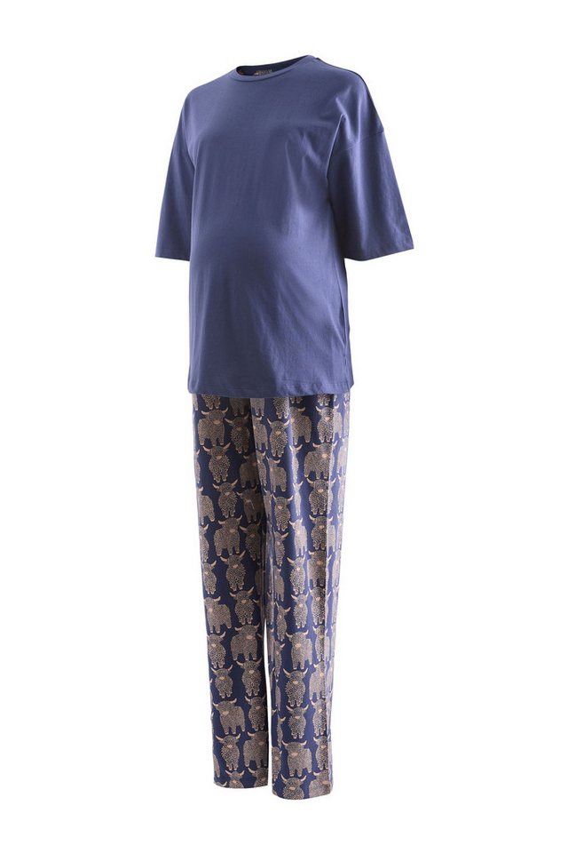 Next Pyjama Kurzarm-Pyjama, Umstandsmode (2 tlg) von Next