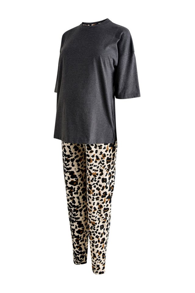 Next Pyjama Kurzarm-Pyjama, Umstandsmode (2 tlg) von Next
