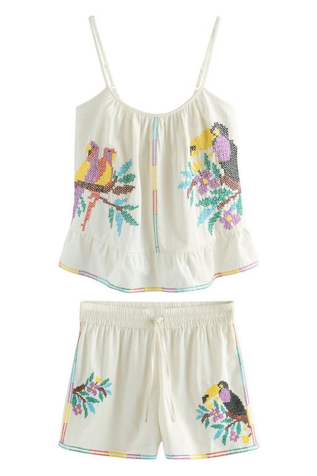 Next Pyjama Kurzer Schlafanzug mit Camisole (2 tlg) von Next