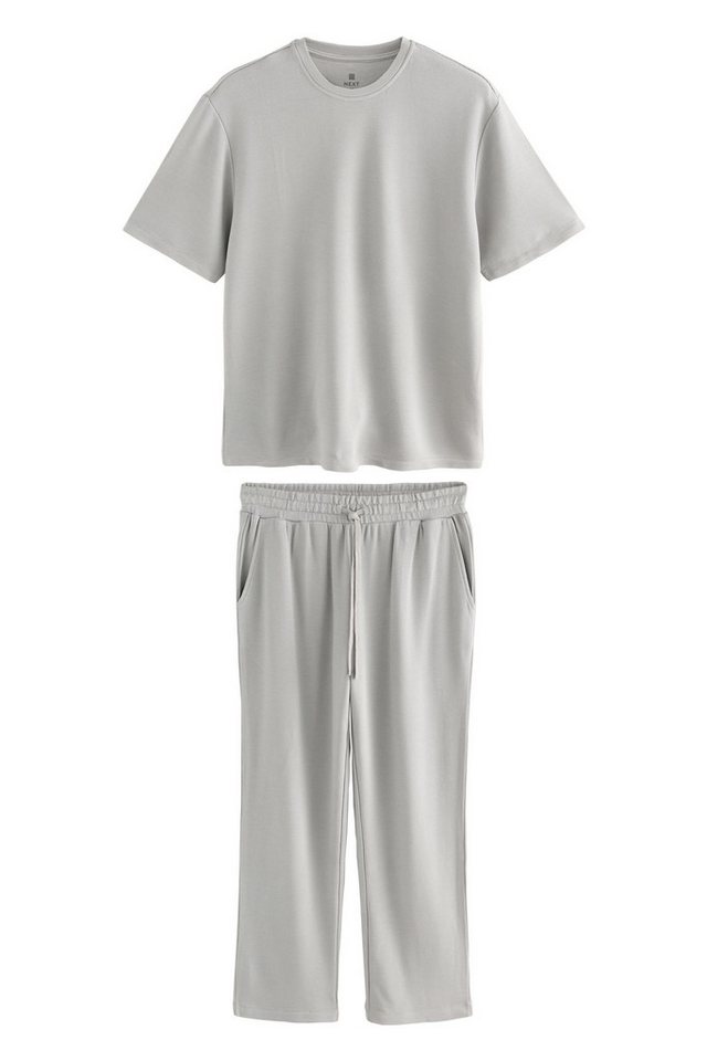 Next Pyjama Schlafanzug aus strukturiertem Modal (2 tlg) von Next
