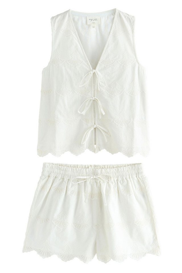 Next Pyjama Schlafanzug mit Shorts aus 100 % Baumwolle (2 tlg) von Next