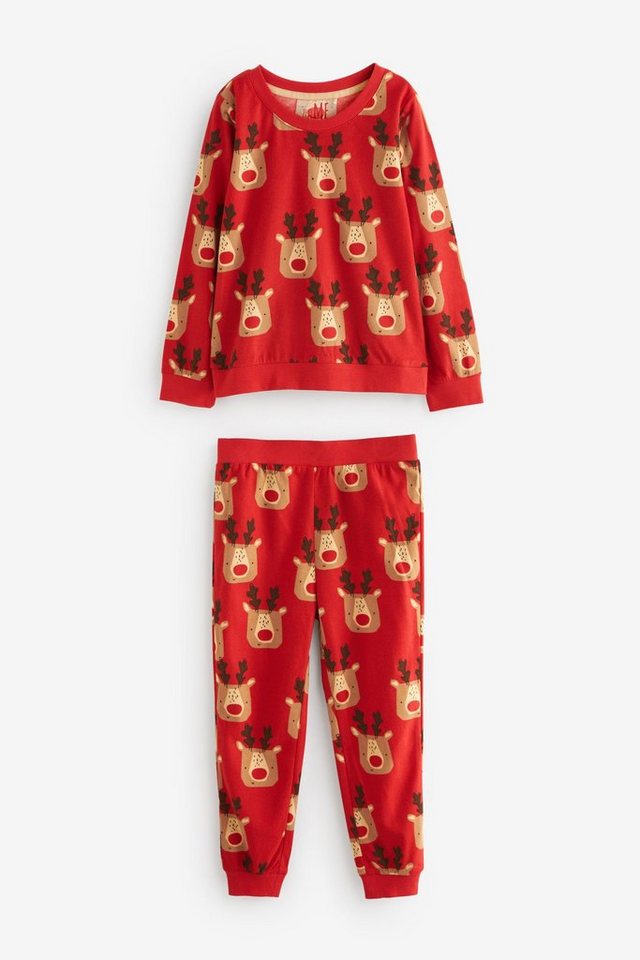 Next Pyjama Weihnachtspyjamas für Kinder, Familienkollektion (2 tlg) von Next