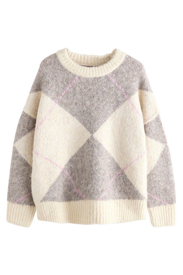 Next Rundhalspullover Gestrickter Rundhalspullover (1-tlg) von Next