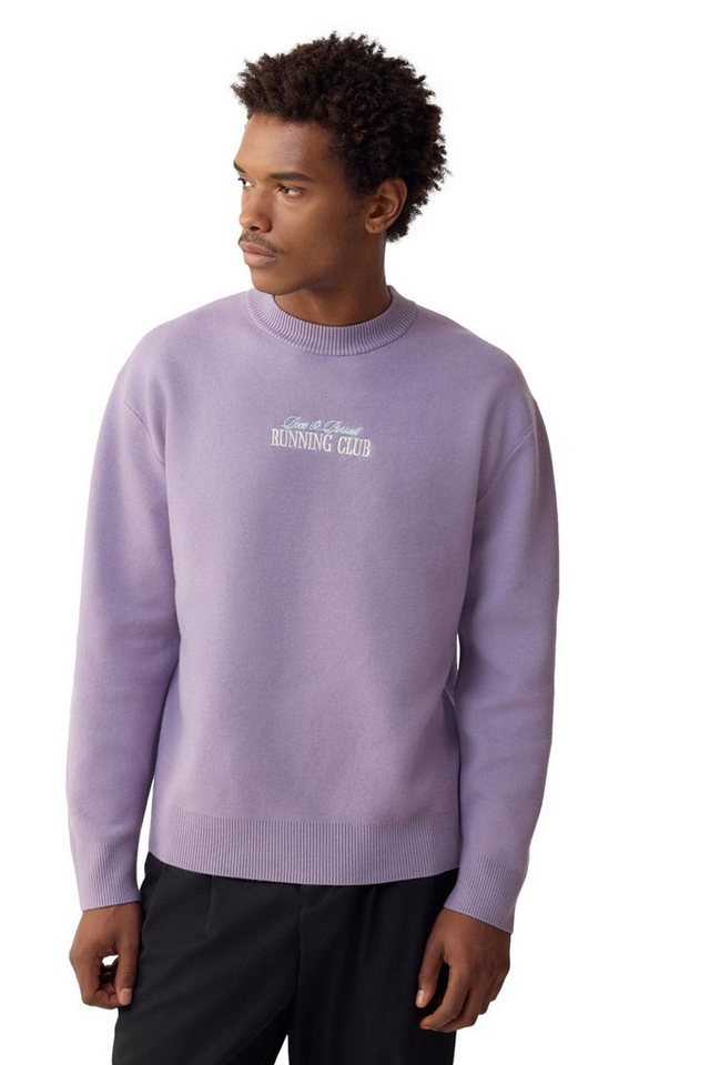 Next Rundhalspullover Mittelschwerer Relaxed Fit Rundhalspullover (1-tlg) von Next