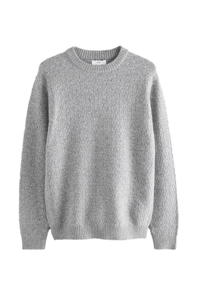 Next Rundhalspullover Strickpullover mit Rundhalsausschnitt, Regular Fit (1-tlg) von Next