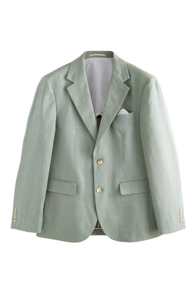 Next Sakko Slim Fit Anzugsakko aus Leinen (1-tlg) von Next