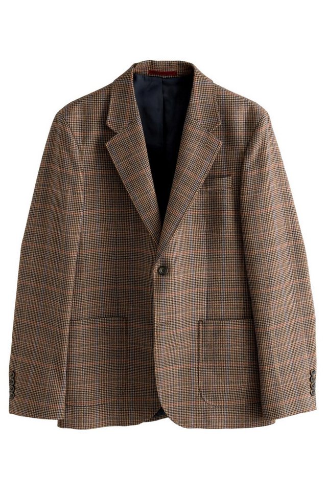 Next Sakko Slim Fit Anzugsakko mit Karomuster aus Wollgemisch (1-tlg) von Next