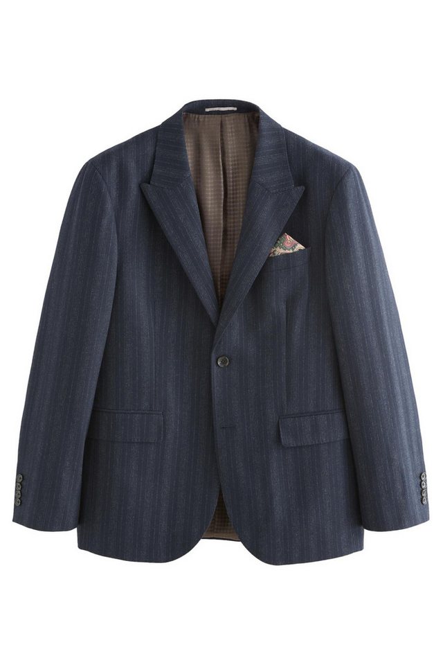 Next Sakko Tailored Fit Anzugsakko mit Streifen, Wollgemisch (1-tlg) von Next