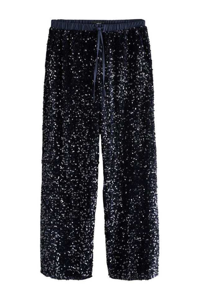 Next Samthose Samthose mit weitem Bein und Pailletten (1-tlg) von Next