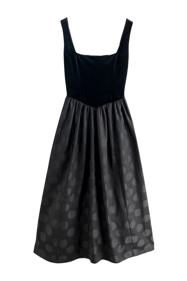Next Samtkleid Festliches, tailliertes Jacquard-Samt-Maxikleid (1-tlg) von Next