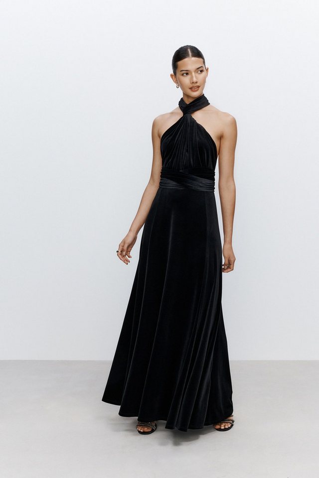 Next Samtkleid Multifunktionales Samt-Maxikleid, Brautjungfern (1-tlg) von Next