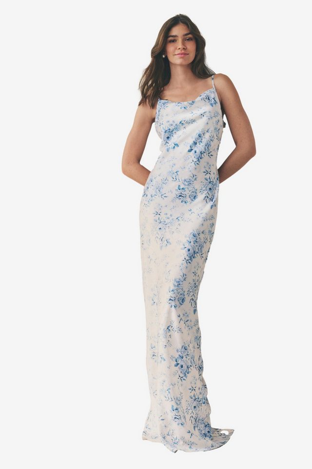 Next Satinkleid Satin-Brautjungfernkleid mit Rückenausschnitt (1-tlg) von Next