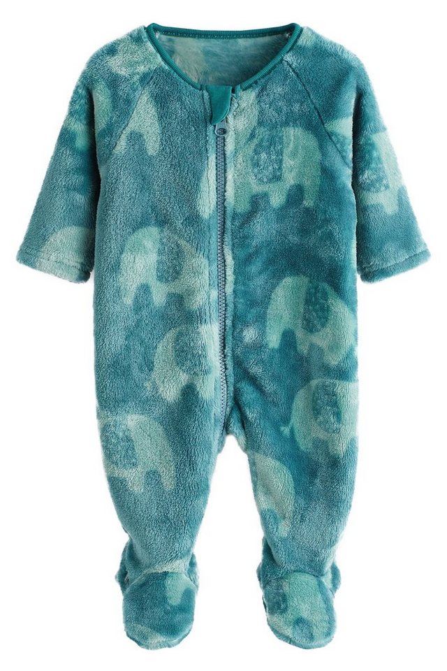 Next Schlafoverall Baby-Schlafanzug aus Fleece mit Elefanten (1-tlg) von Next