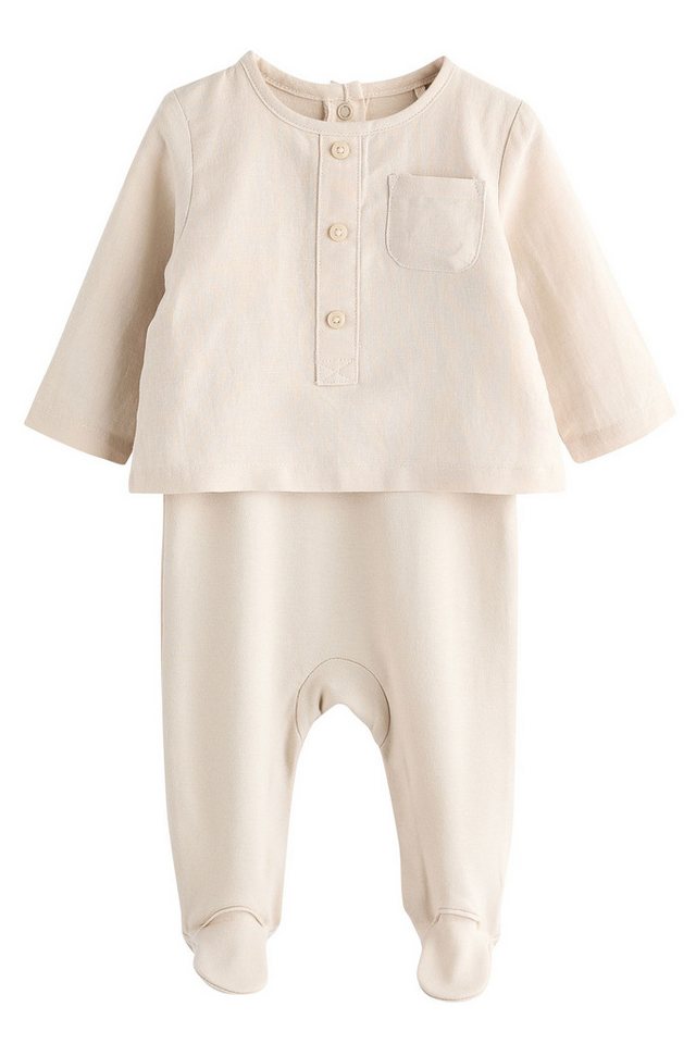 Next Schlafoverall Festlicher Babyschlafanzug im Lagenlook (1-tlg) von Next
