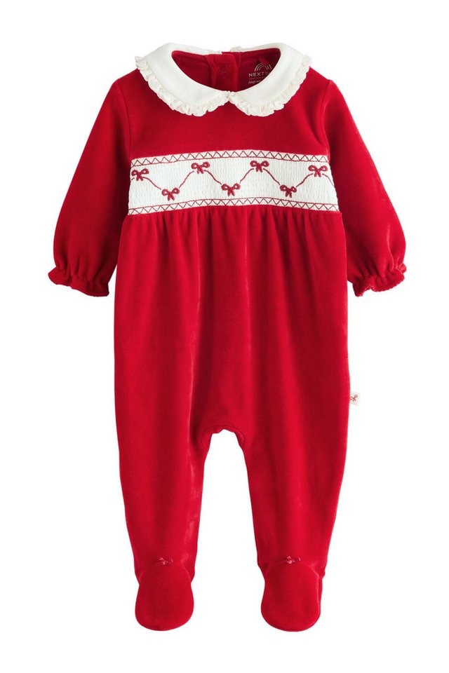 Next Schlafoverall Velours-Schlafanzug für Babys (1-tlg) von Next
